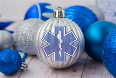 holiday star ornament Happy Holidays