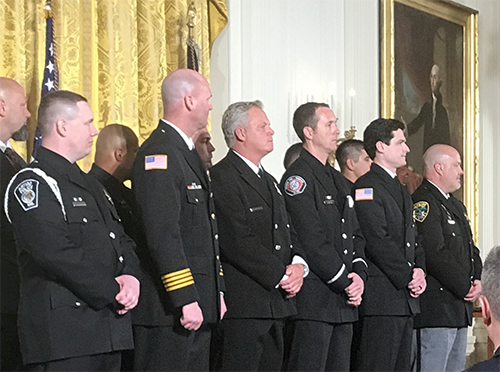 NAEMT attends prestigious White House Ceremony to honor first responders