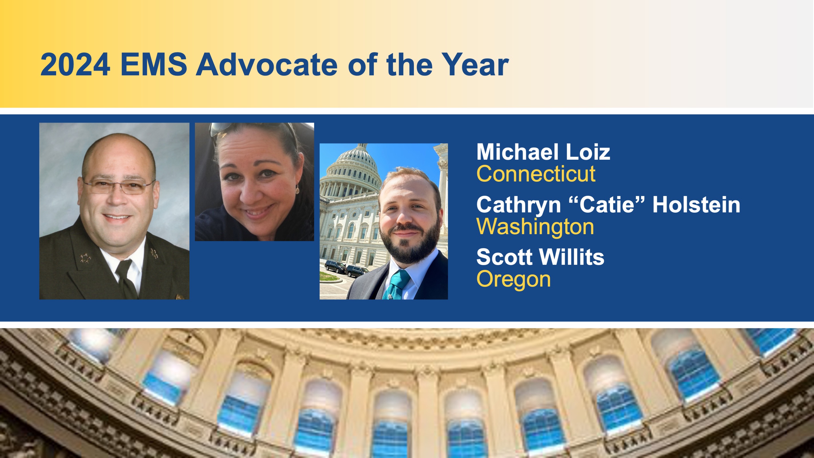 2024 NAEMT EMS Advocate of the Year Awards